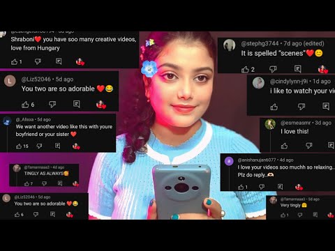 ASMR | Reading Your Comments | 😱🤭
