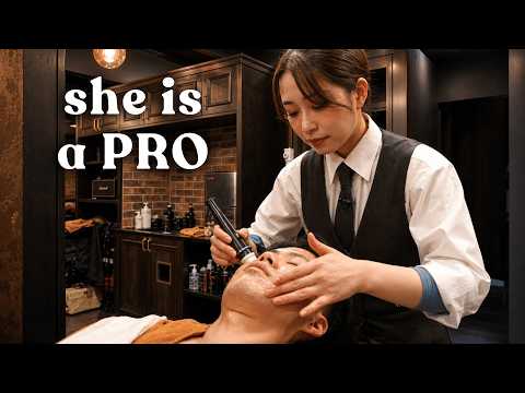 💈(ASMR) You've Never Seen a Barber Take This Much Care With Every Detail
