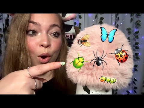 ASMR 1 Hour Bug Searching 🐞🐛🪲🦋 (inaudible whispering, plucking, etc)