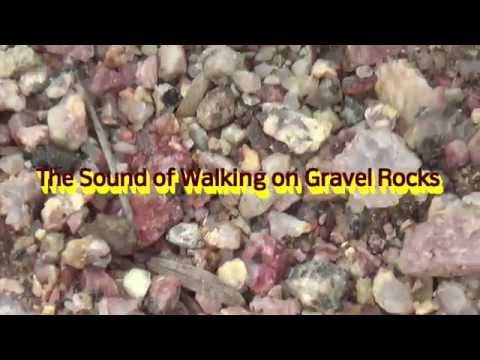 ASMR Walking on Gravel Rocks No Talking