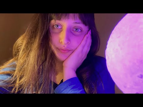 Asmr night time chit-chat💙✨