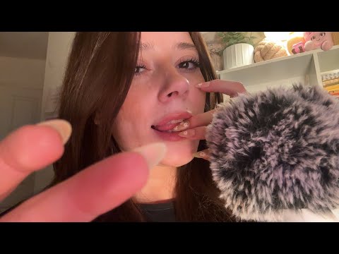 ASMR SLOW SPIT PAINTING ( intense mouth sounds)
