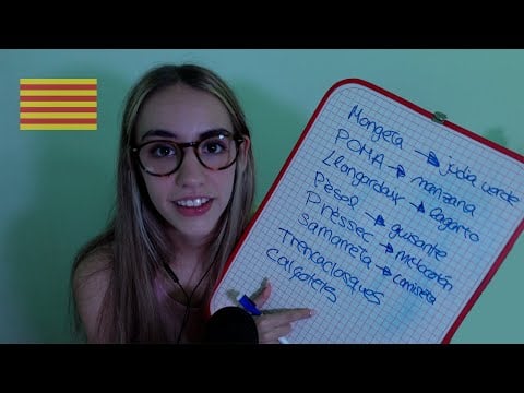 ASMR Soy tu profesora de CATALÁN  | ASMR Soft Spoken (RP)👩‍🏫