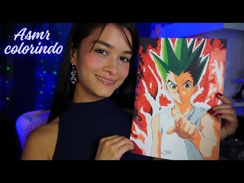 ASMR | Colorindo Gon Freecss (HunterxHunter )