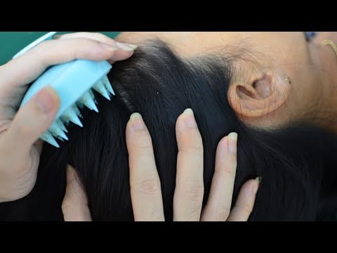 Asmr Relaxing Scalp Massage, Head Massage, Tingly  For Deep Sleep ( No Talking )