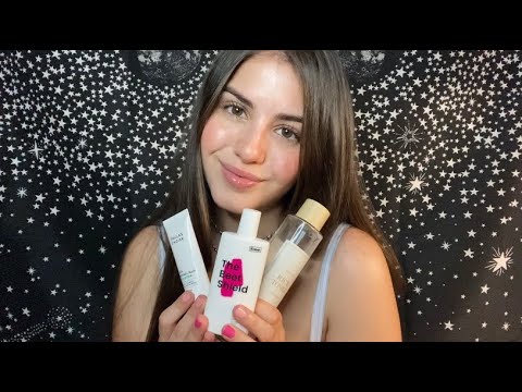 ASMR Español~ Productos Para El Cuidado De Mi Piel (Tapping + Rambling)