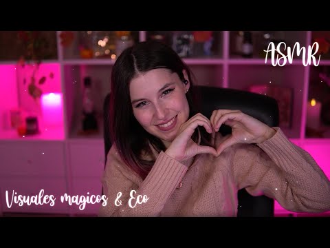 ASMR | Visuales mágicos con mouth sounds extremadamente intensos y eco | BlueYeti