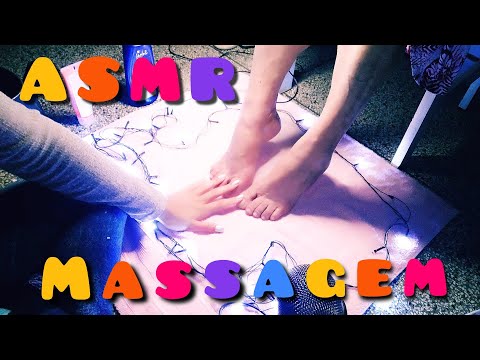 ASMR APLICADO - MASSAGEM NOS PÉS