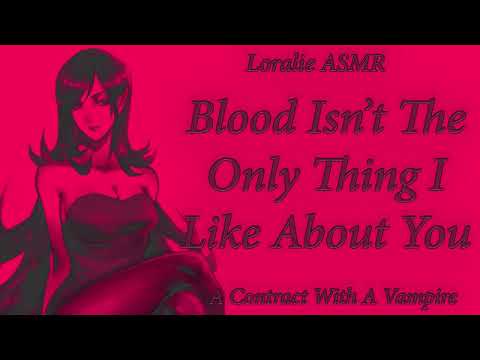 ASMR Making a Contract with the Vampire Bar Tender F4A