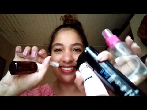 ASMR no seu cabelo: só com produtinhos líquidos e sons de água, desembaraçantes, óleos e escovação