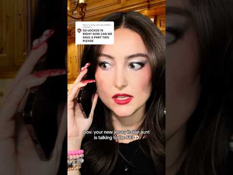 pov: your new jersey italian aunt talks to the fbi #asmr