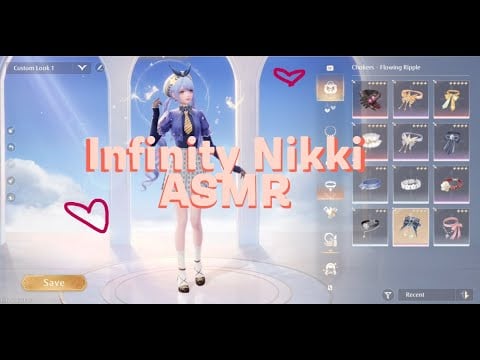 Infinity Nikki ASMR - Rambling and Collecting Items (keyboard sounds, clicking, whispering)