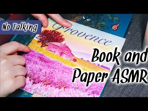 Paper + Cardboard ASMR 🎁 Tapping, Scratching & Tracing 💙 No Talking 🌧️