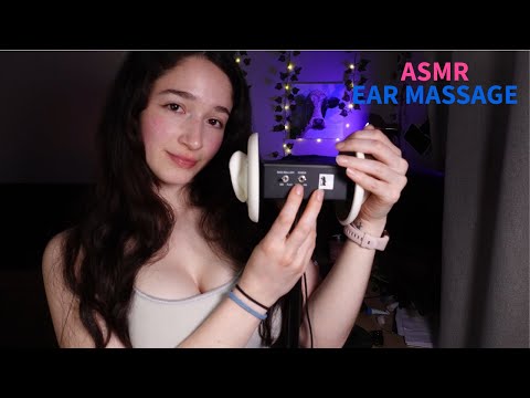 ASMR EAR MASSAGE 3DIO 👂🏻 + Water Sounds for Sleep