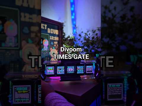meu Divoom TIMES GATE🧸 ASMR #divoom #timesgate #techgadget