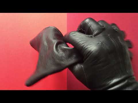 LEATHER GLOVES WITH LOVE ! ❤️🖤 [[ASMR]]
