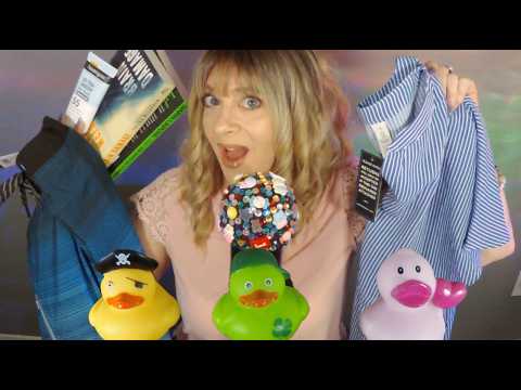 ASMR Huge Shopping Haul For Cruise Vacation | Gum Chewing Whisper