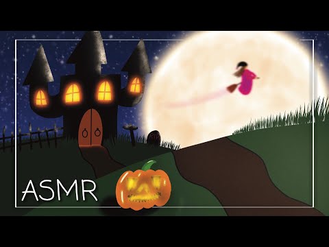ASMR || Spooky rainy Halloween Night ambience 🦇🎃