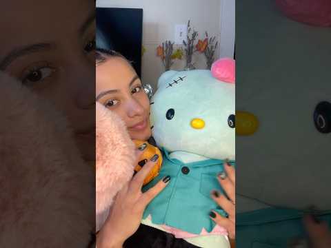 ASMR HALLOWEEN PLUSHIES 🎃👻#toys #asmr #asmrsounds #tingles #sleep #halloween #fall #youtubeshorts