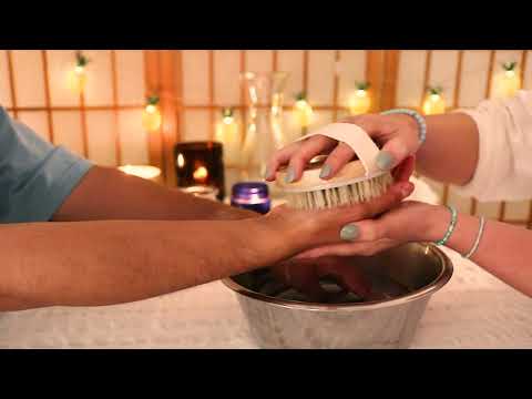 ASMR Spa Treatment | Pampering Session, Gentle Peeling & Massage