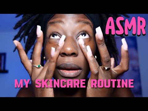 ASMR | GRWM 🌸💕 MY SKINCARE ROUTINE 🌙 * Rambling & Whispers 🤫