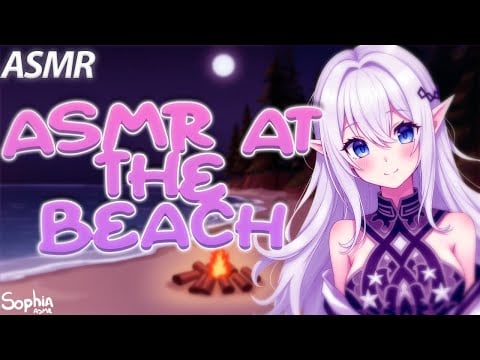 ASMR at the Beach 🌊 Gentle Waves & Relaxing Ambience