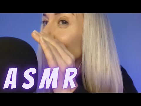 ASMR | Softly repeating names - mouth sounds, hand movements