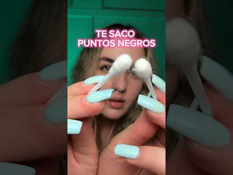 SACÁNDOTE PUNTOS NEGROS #asmr #asmrespañol #viralshorts