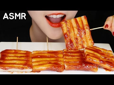 TTEOKKOCHI MUKBANG ASMR SWEET&SPICY RICE CAKE ASMR NO TALKING