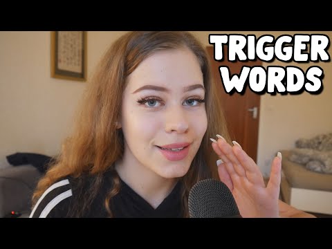 ASMR BEST TRIGGER WORDS 💋 (Mouth Sounds, Personal Attention, Hand Movements)