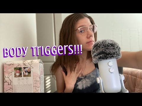 ASMR body triggers @ 100% sensitivity// collar bone tapping, hand sounds, hand movements