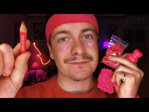 [ASMR] Pink ASMR Triggers | Visual ASMR Triggers