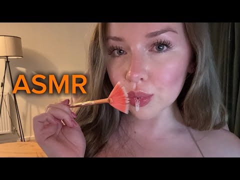 CHAOTIC spit painting your makeup ASMR