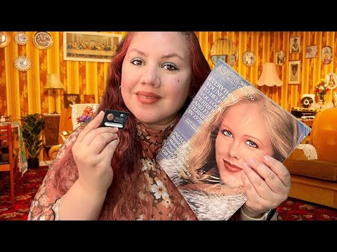 ASMR Retro Avon Lady 70s Makeup Roleplay / Catalog Page Flipping