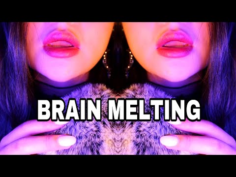 ASMR | Brain massage with mic blowing personal attention ~