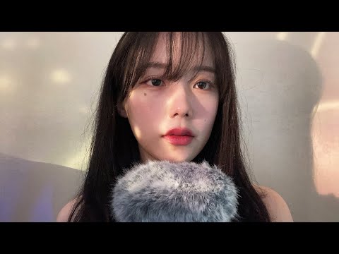 ASMR 따뜻한 바람 이어블로잉과 폭신한 마이크 터칭🌙ㅣ Ear blowing & Fluffy Mic Touching