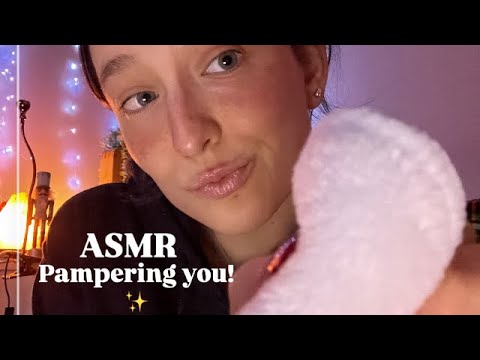 ASMR | beautician bestie pampers you💆‍♀️🧴
