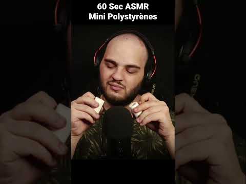 60 Sec ASMR - Mini Polystyrène  #asmr #relaxation