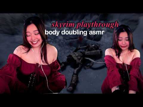 parallel play ☁️ skyrim 04 ☁️ asmr for focus, positivity, relaxation