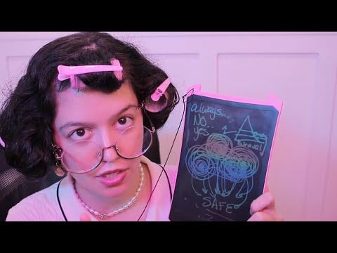 ASMR~ 1950s Therapist Helps Your Running Thoughts