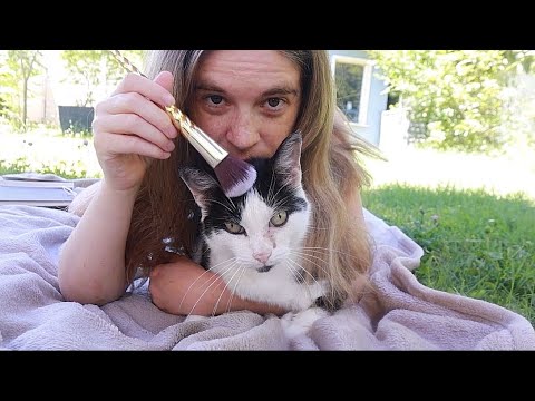 ASMR SUR MON CHAT - détente au jardin