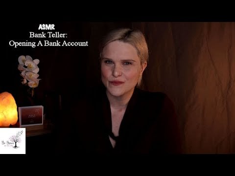A Relaxing ASMR Bank Teller | Opening A Bank Account