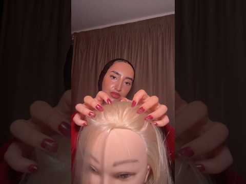 1 hour long version on my channel xx  #asmr #scalpscratching #deepscalpmassage #headmassage #shorts