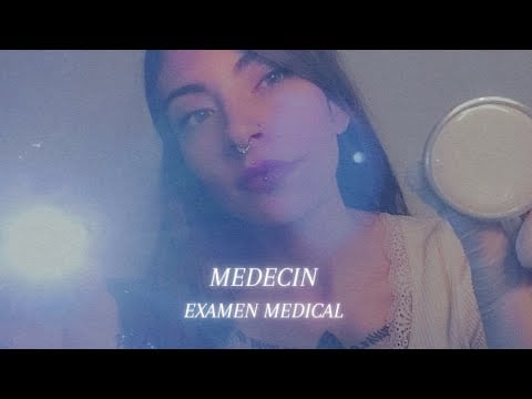 🩺ASMR FRANÇAIS | ROLEPLAY MEDECIN | EXAMEN COMPLET | JE TESTE TES SENS | CHECK UP 👩‍⚕️