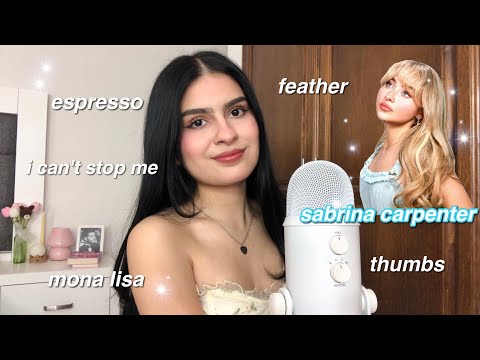 asmr | cantando canciones de sabrina carpenter (100% whispering)