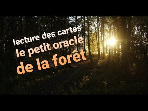Asmr francais Lecture des cartes " Le petit oracle de la forêt " en chuchoté près du micro 🎤