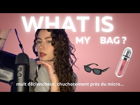 ASMR : what is in my bag 👀 #asmr