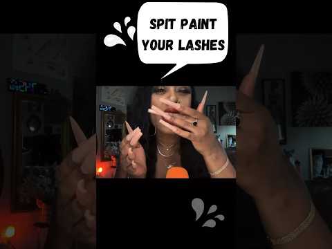 ASMR SPIT PAINTING YOUR FACE