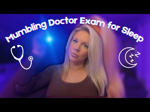 ASMR the MOST detailed Doctor Exam for SLEEP | Mumbling Whispers 😴