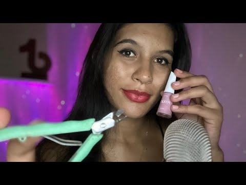 ASMR FAST FAZENDO SUAS UNHAS 💅🏽